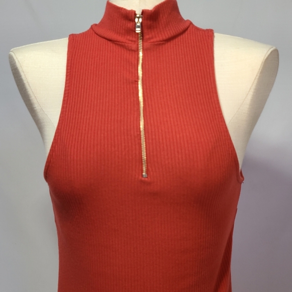 Bebe asymmetrical mock turtleneck - Picture 2 of 12